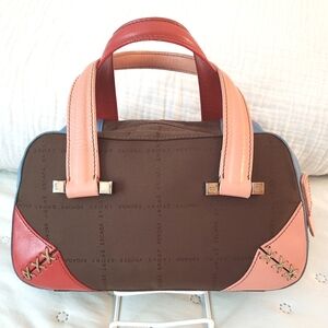 Escada Colorblock Mini Bowler handbag